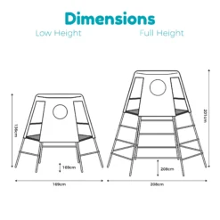 TP Toys Explorer Blue Metal Climbing Frame With Jungle Run -Garden Tool Store tp toys explorer blue metal climbing frame with jungle run5021854908521 01t bq