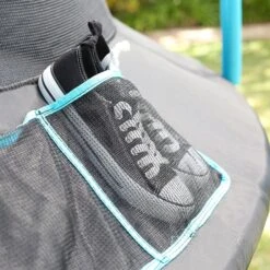 TP Toys Genius Black & Blue 14 Ft Trampoline -Garden Tool Store tp toys genius black blue 14 ft trampoline5021854902130 03i bq