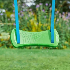 TP Toys Multiplay Green & Wood Swing & Slide (L) 1890mm X (W) 2760mm -Garden Tool Store tp toys multiplay green wood swing slide l 1890mm x w 2760mm5021854901485 06i bq