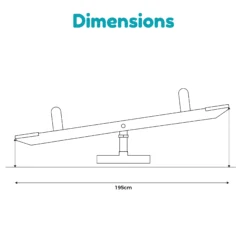 TP Toys Natural Garden Seesaw -Garden Tool Store tp toys natural garden seesaw5021854101403 01t bq