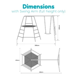 TP Toys Playhouse With Swing -Garden Tool Store tp toys playhouse with swing5021854918520 02t bq