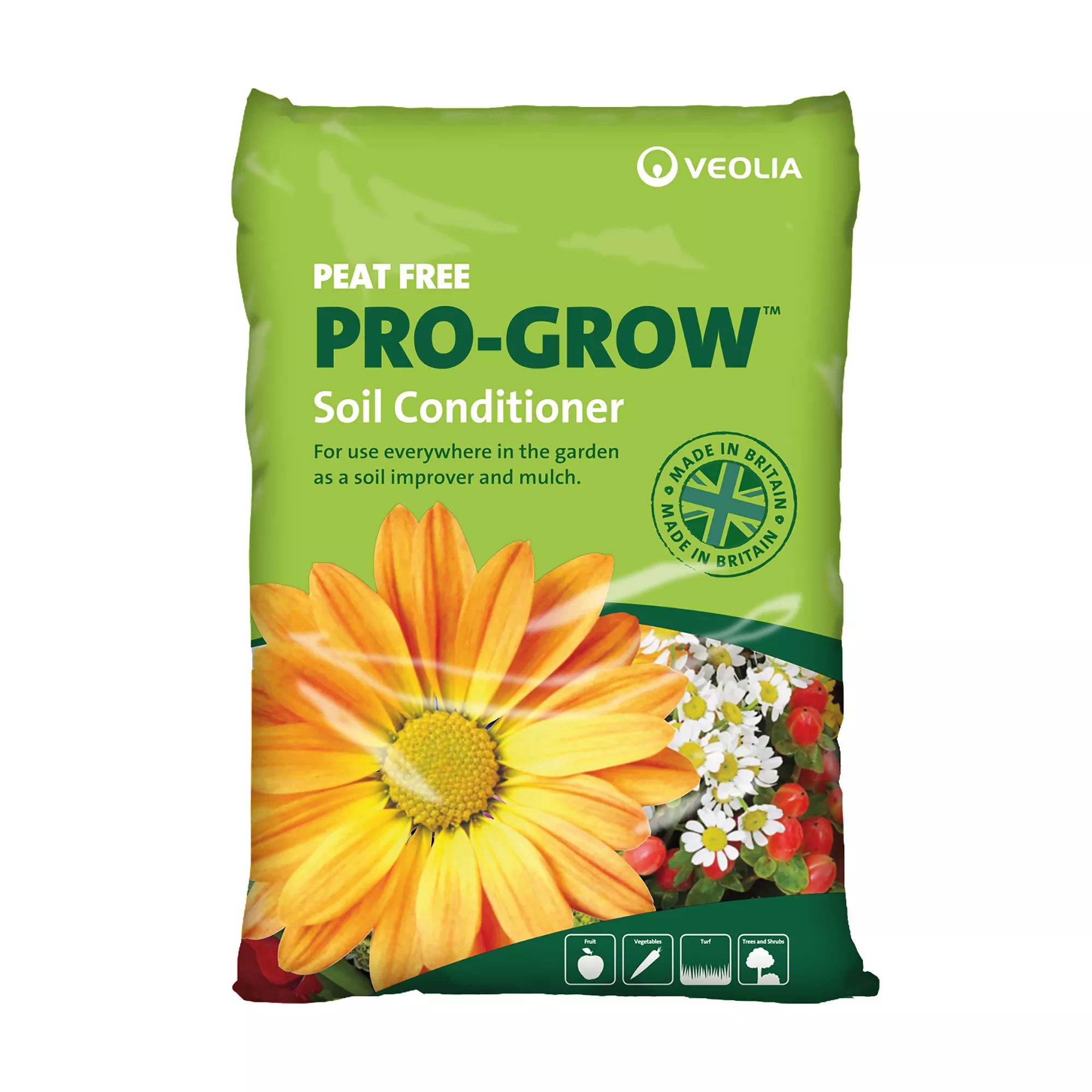 Veolia Pro-Grow Peat-free Multi-purpose Soil Conditioner 30L, Pack Of 35 1 Veolia Pro-Grow Peat-free Multi-purpose Soil Conditioner 30L, Pack Of 35