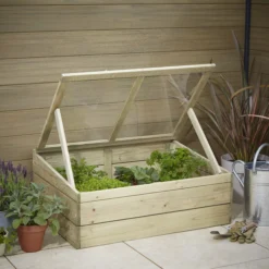 Verve Softwood Coldframe 37cm(H) 93cm(W) -Garden Tool Store verve softwood coldframe 37cm h 93cm w 5059340328997 02i