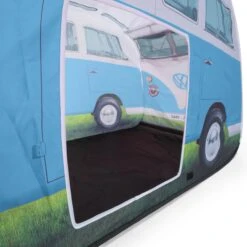 Volkswagen Blue Camper Van Pop Up Tent -Garden Tool Store volkswagen blue camper van pop up tent5031470224875 07c bq