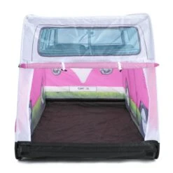 Volkswagen Pink Camper Van Pop Up Tent -Garden Tool Store volkswagen pink camper van pop up tent5031470224899 05c bq